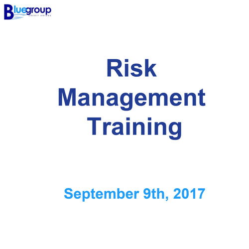 September 9th - Risk Management Training